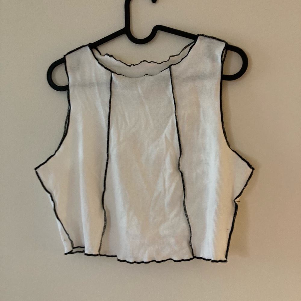 Brand new white crop top